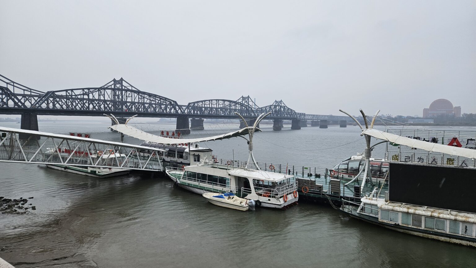 china - north korea border dandong